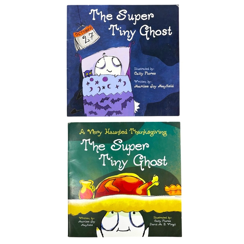 The Super Tiny Ghost Halloween & Thanksgiving Book Bundle